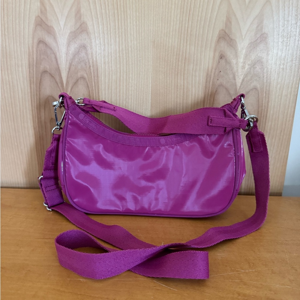 Le Sport Sac Small Convertible Tote in Purple Berry Shine